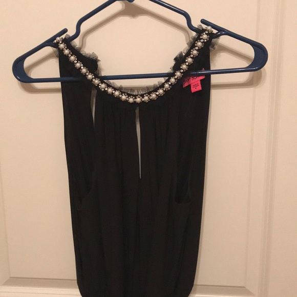 Betsy Johnson wide leg bodysuit - Picture 3 of 7